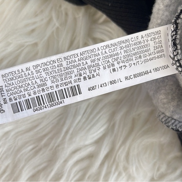 Zara Black and White Knit Sweater - Picture 9 of 11